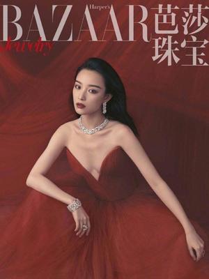 倪妮vivo广告红裙