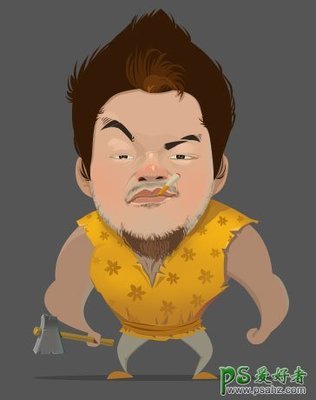 ps卡通头像制作教程