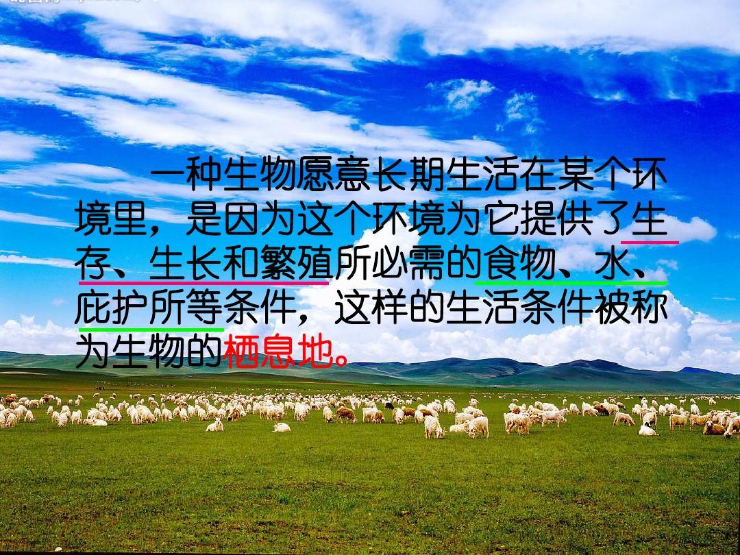 寻找生物的家园教学设计