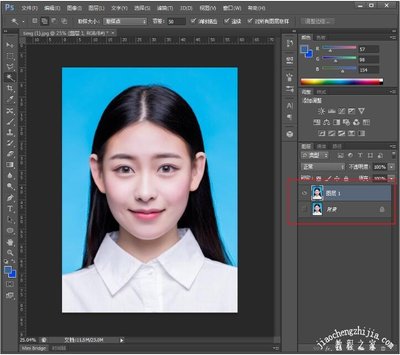ps里怎么换背景颜色