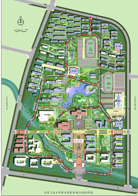 大学校园设计平面图