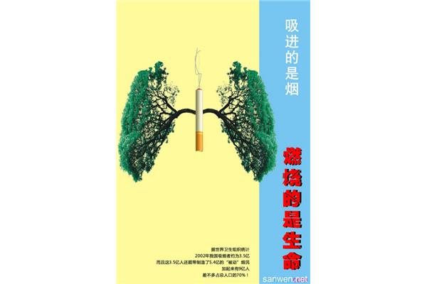 戒烟公益广告语
