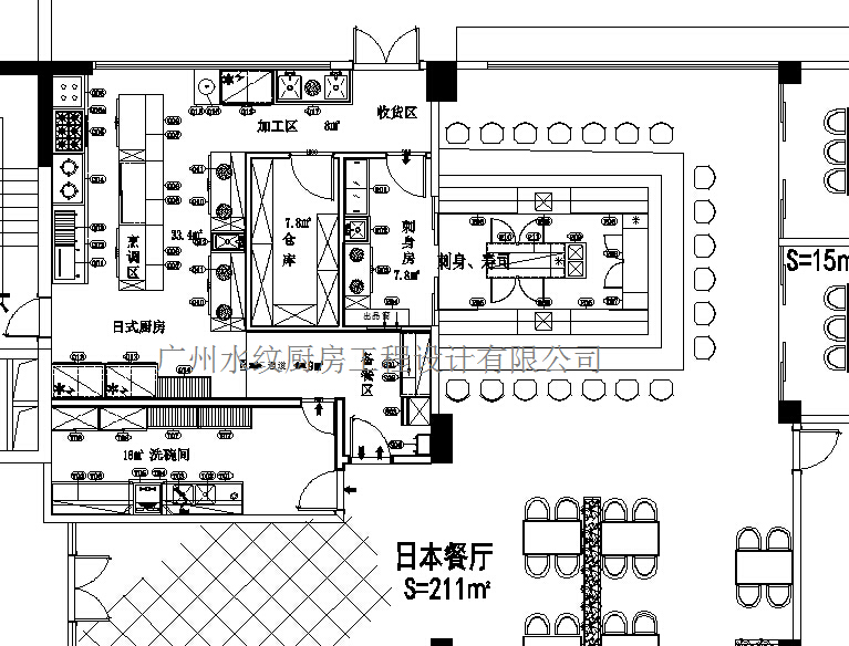 酒店厨房平面设计图