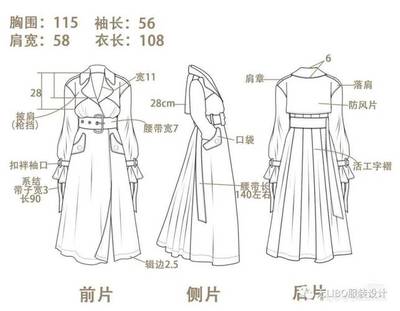 服装设计图纸