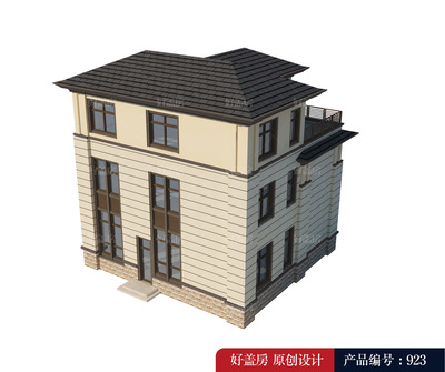 带有落地窗房子设计图