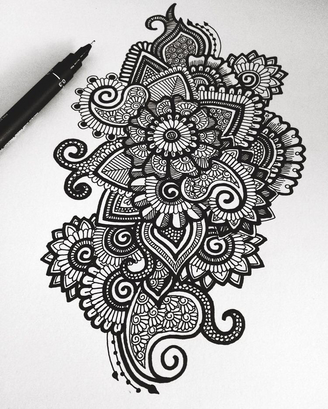 黑白设计画