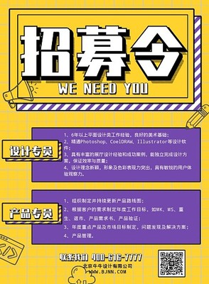 美术产品设计招聘信息怎么写