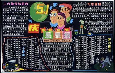 五一劳动节版面设计