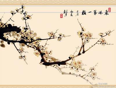 印刷画桃花怎么画
