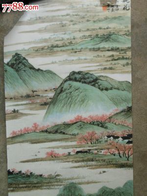 印刷画桃花怎么画