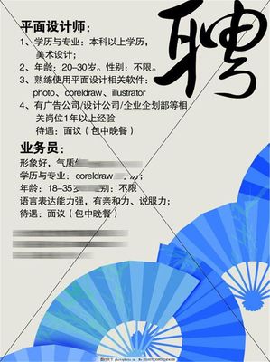 美术平面设计师招聘