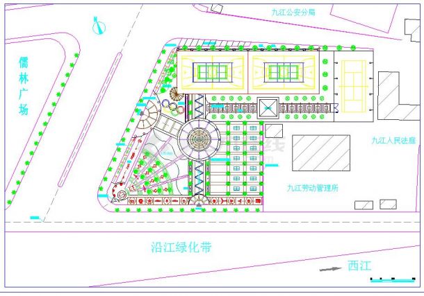 小广场设计平面图