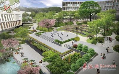 校园景观设计图