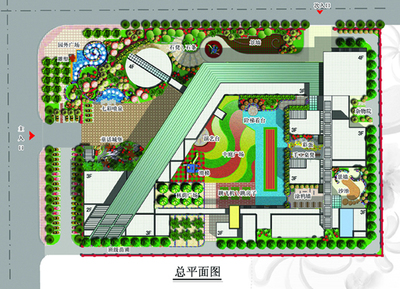 幼儿园景观设计平面图