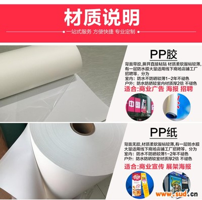 喷绘怎么用胶粘贴