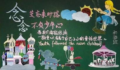大学生新学期板报设计
