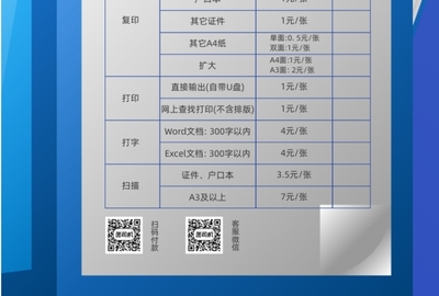印刷海报按什么收费