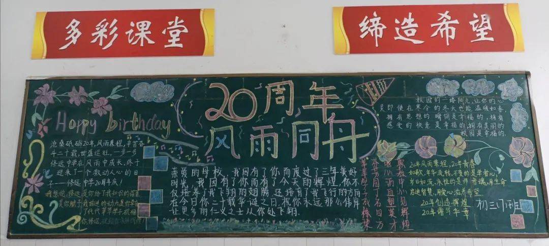 校庆板报设计图