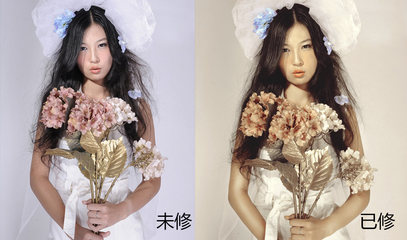 ps婚纱照精修教程