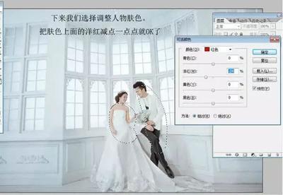 ps婚纱照精修教程