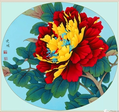 圆形喷绘怎么粘画纸的