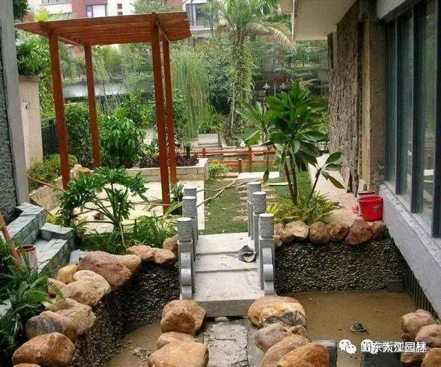 院子水池设计图片