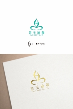 瑜伽字母logo设计