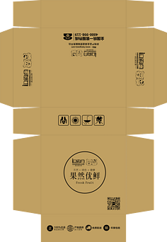 包装盒设计展开图
