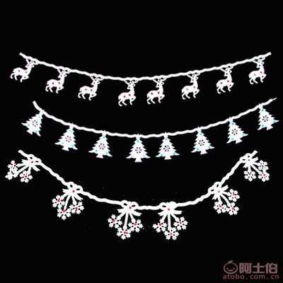 喷绘雪花链条怎么画
