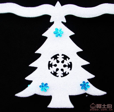 喷绘雪花链条怎么画