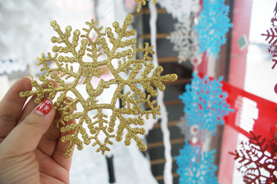 喷绘雪花链条怎么画