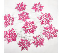 喷绘雪花链条怎么画
