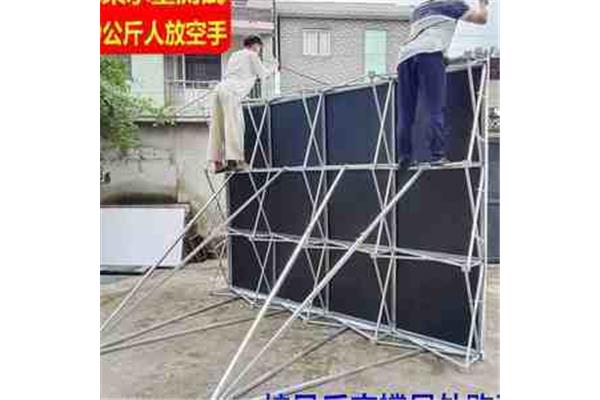 舞台怎么装喷绘布