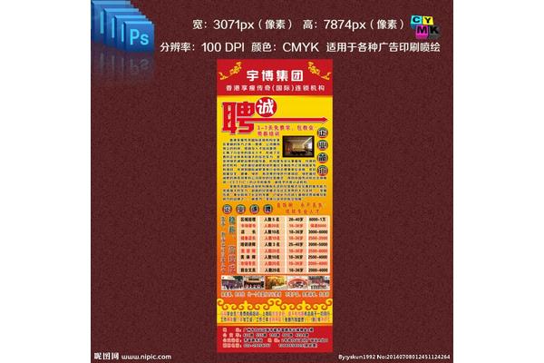 印刷展架导出多少dpi