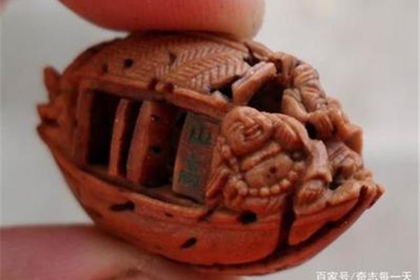 王叔远雕刻的核舟图片
