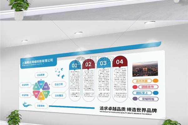 企业文化墙设计图片